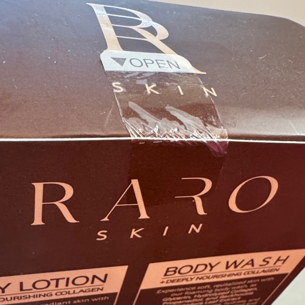 RARO SKIN Body Lotion Spray & Body Wash Mousse - Collagen - NWT - Picture 2 of 9